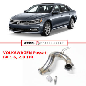 Downpipe VOLKSWAGEN Passat B8 1.6, 2.0 TDI